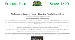 Desktop Screenshot of francisfarm.net