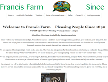 Tablet Screenshot of francisfarm.net